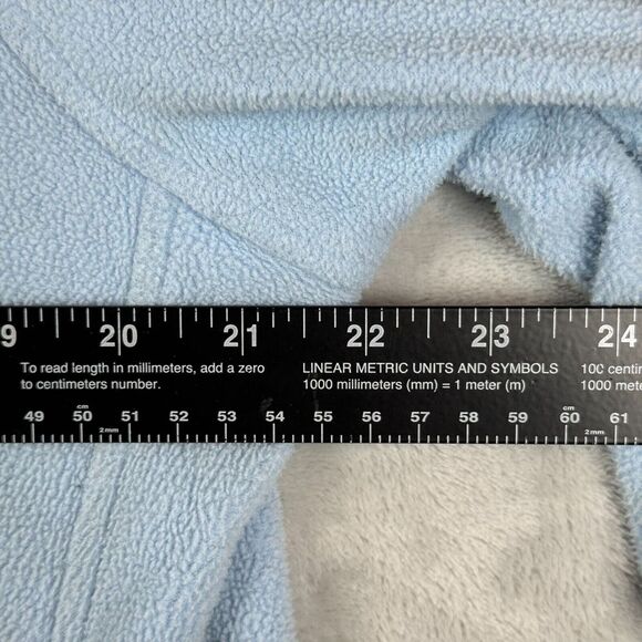 North Face Jacket Womens Large Blue Fleece Quarter Zip Pockets Outdoors Winter* - Picture 15 of 16